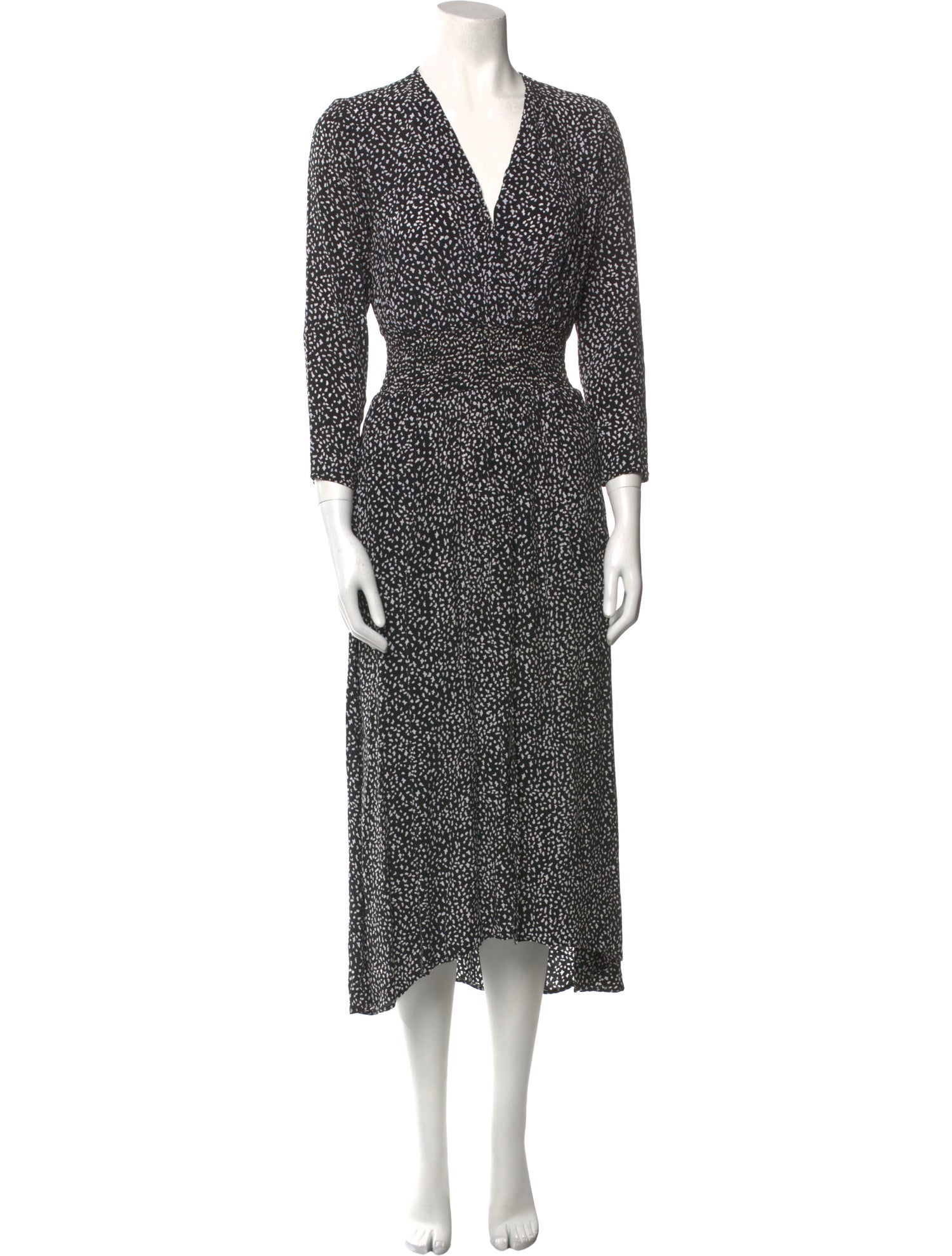 Maje Printed Long Dress