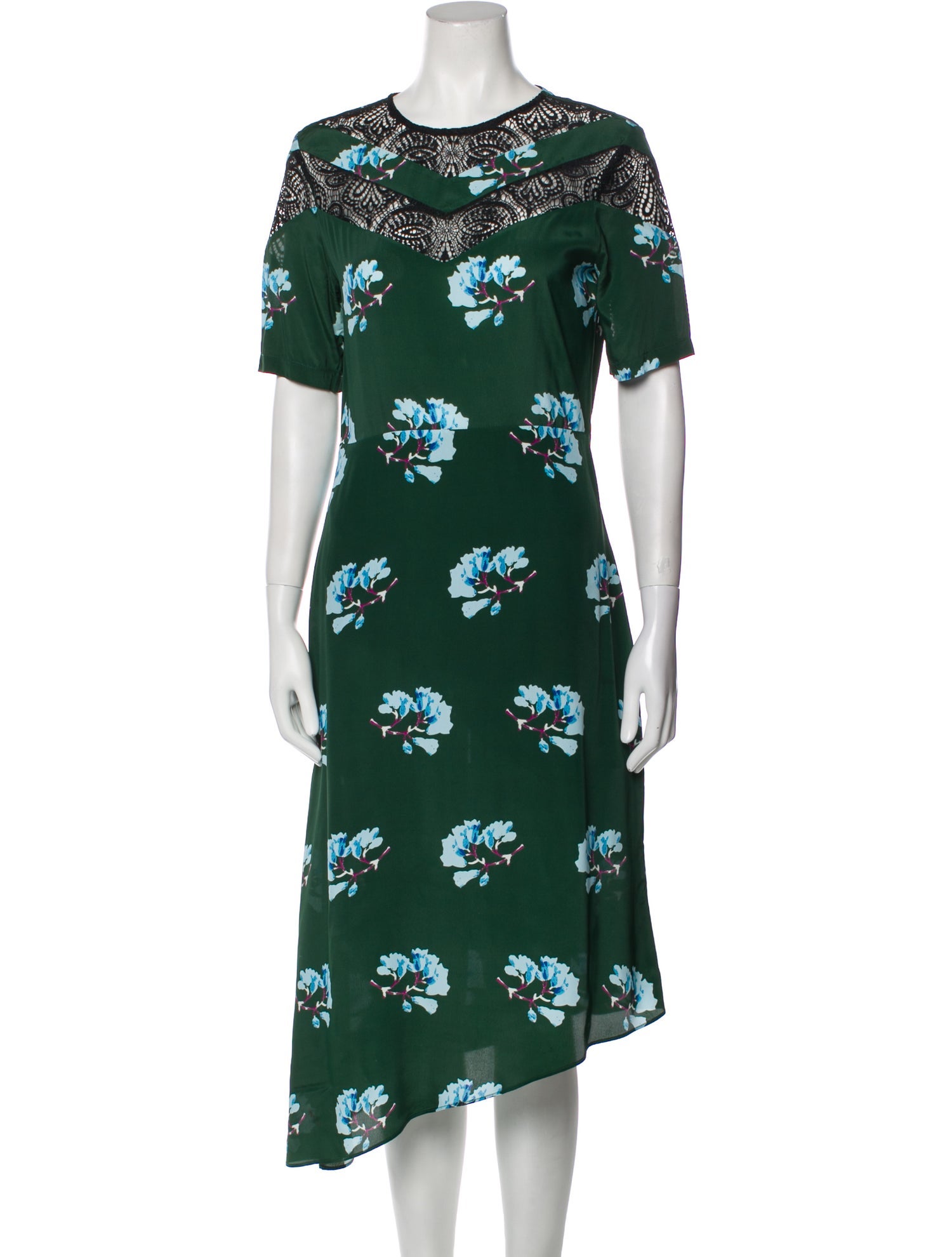 Maje Floral Print Long Dress