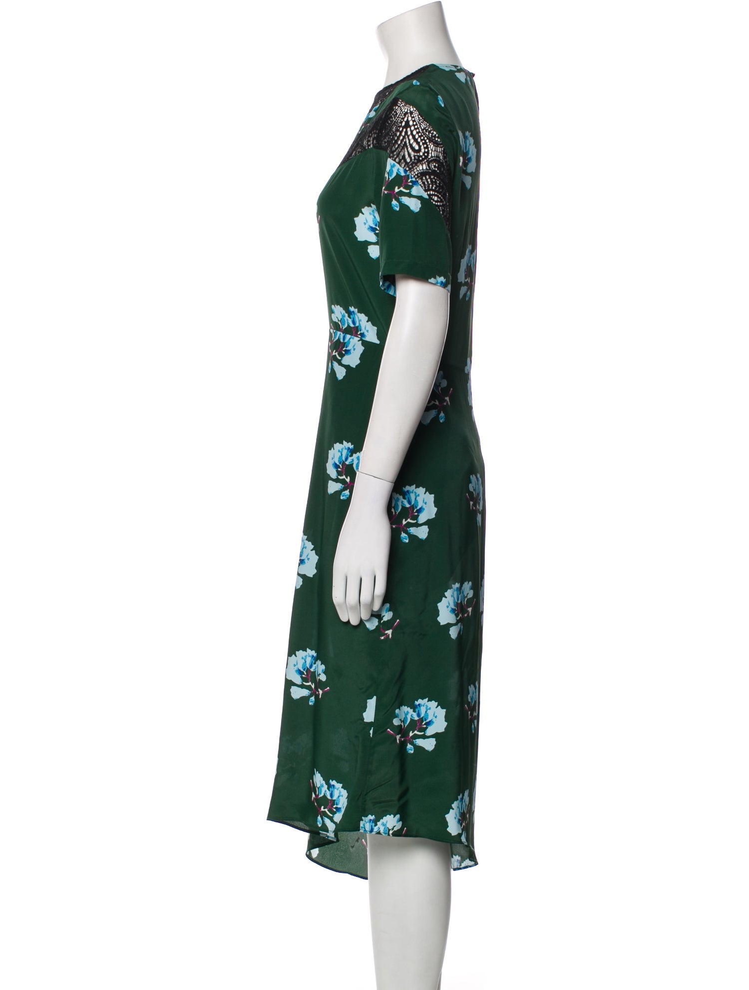 Maje Floral Print Long Dress