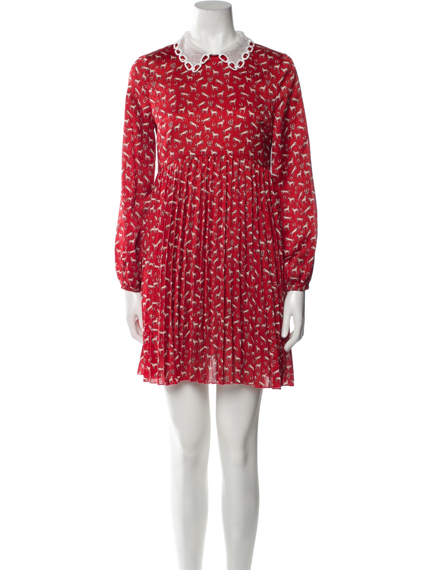 Maje Printed Mini Dress