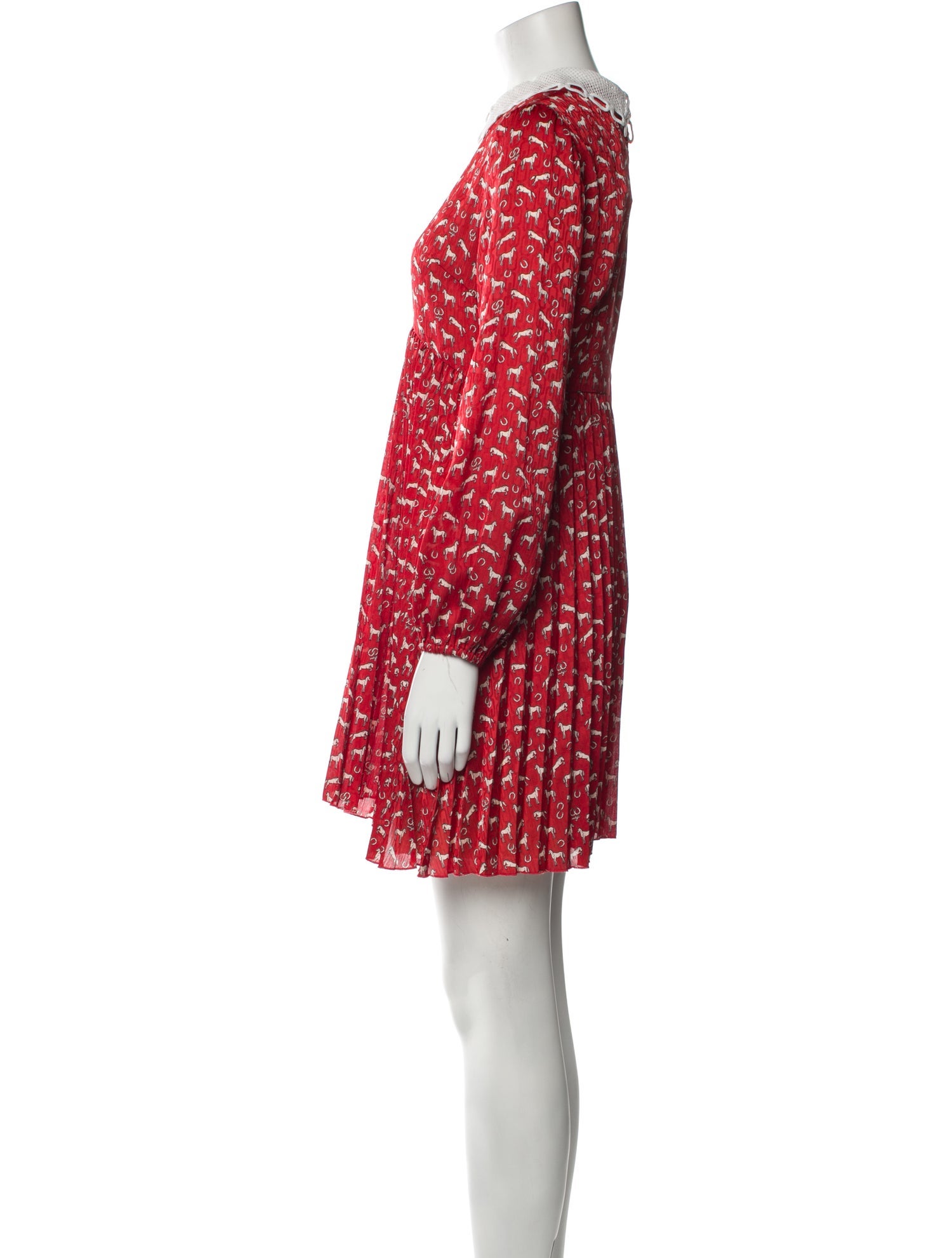 Maje Printed Mini Dress