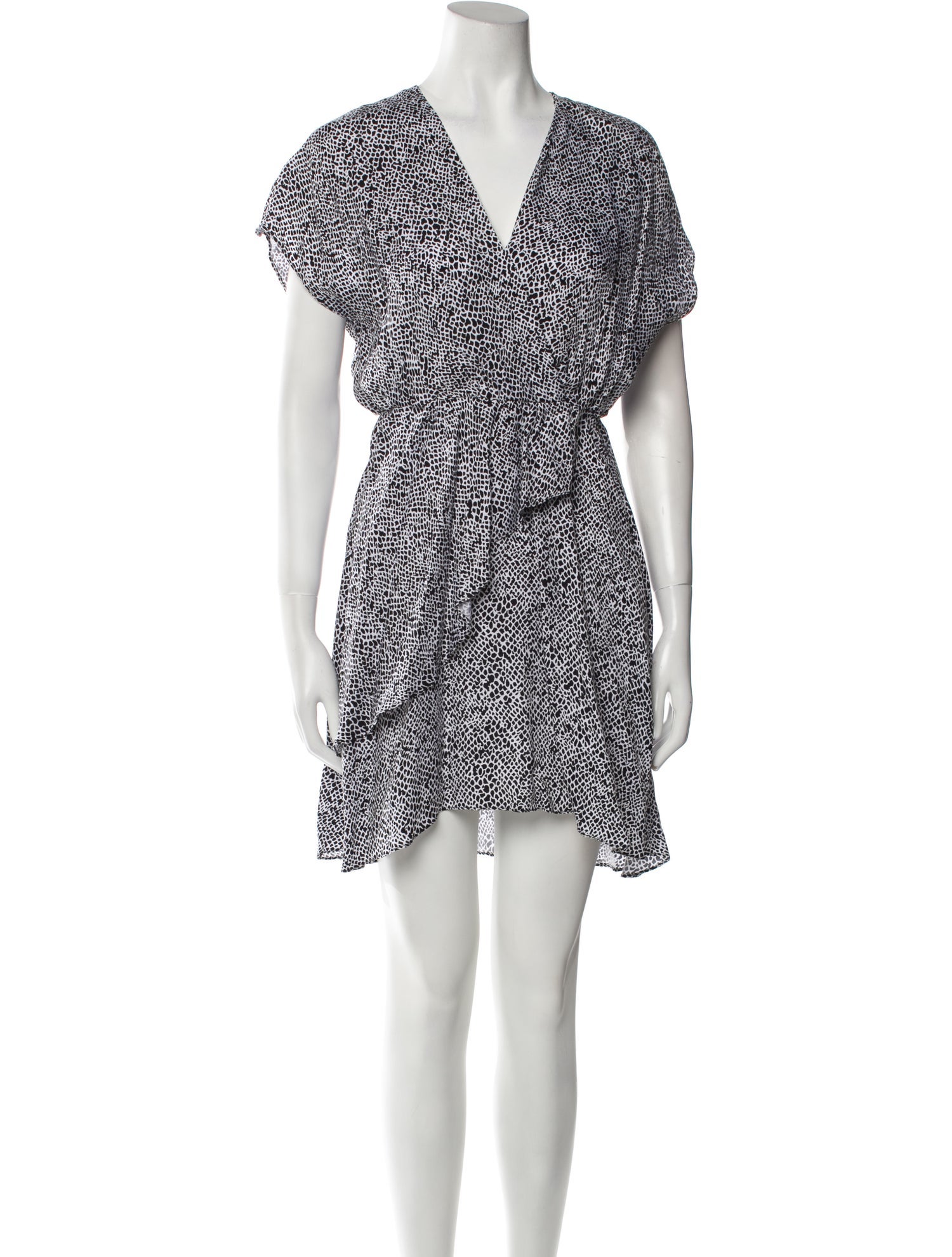 Maje Printed Knee-Length Dress