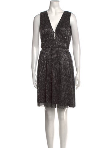 Maje Dresses V-Neck Mini Dress S