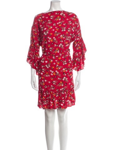 Maje Dresses Floral Print Mini Dress M