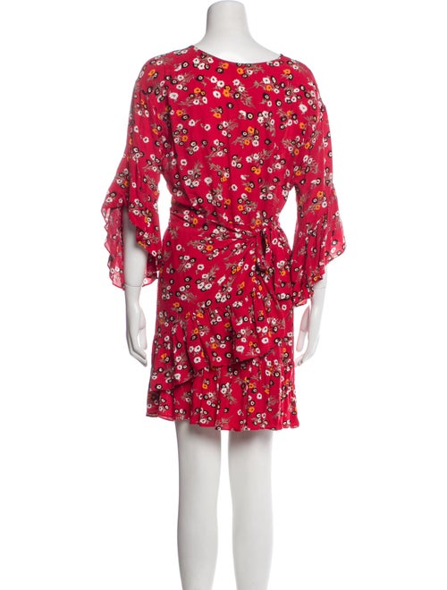 Maje Floral Print Mini Dress