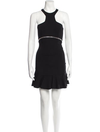 Maje Halterneck Mini Dress