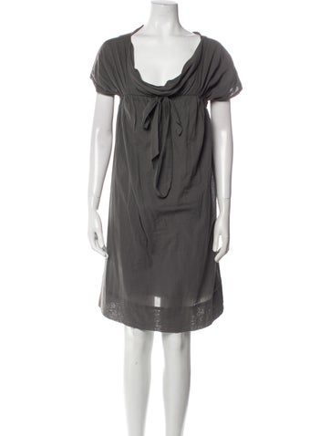 Maje Dresses Cowl Neck Knee-Length Dress S