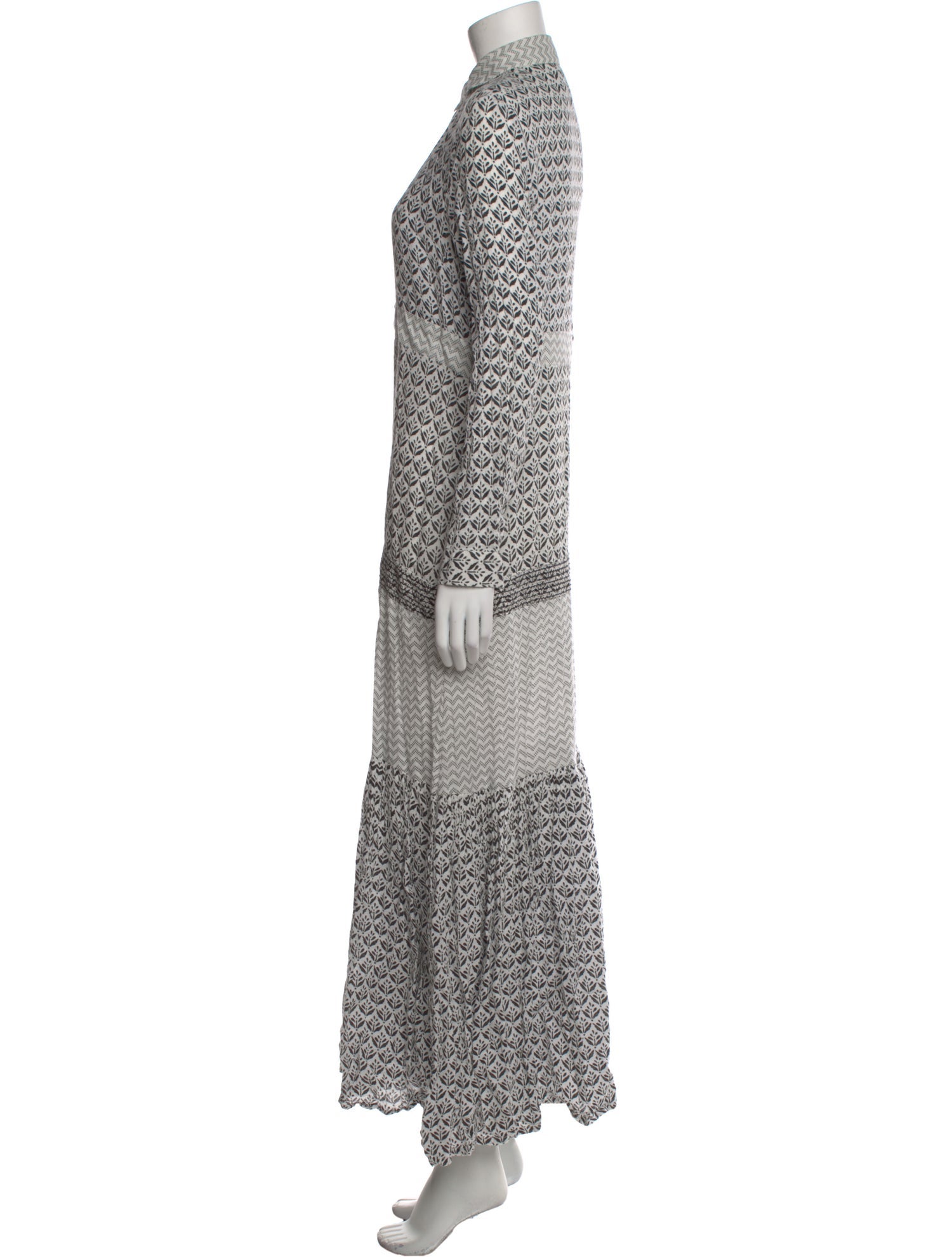 NARCISO RODRIGUEZ Womens Black Long Sleeve V Neck Knee Length Shift Dress