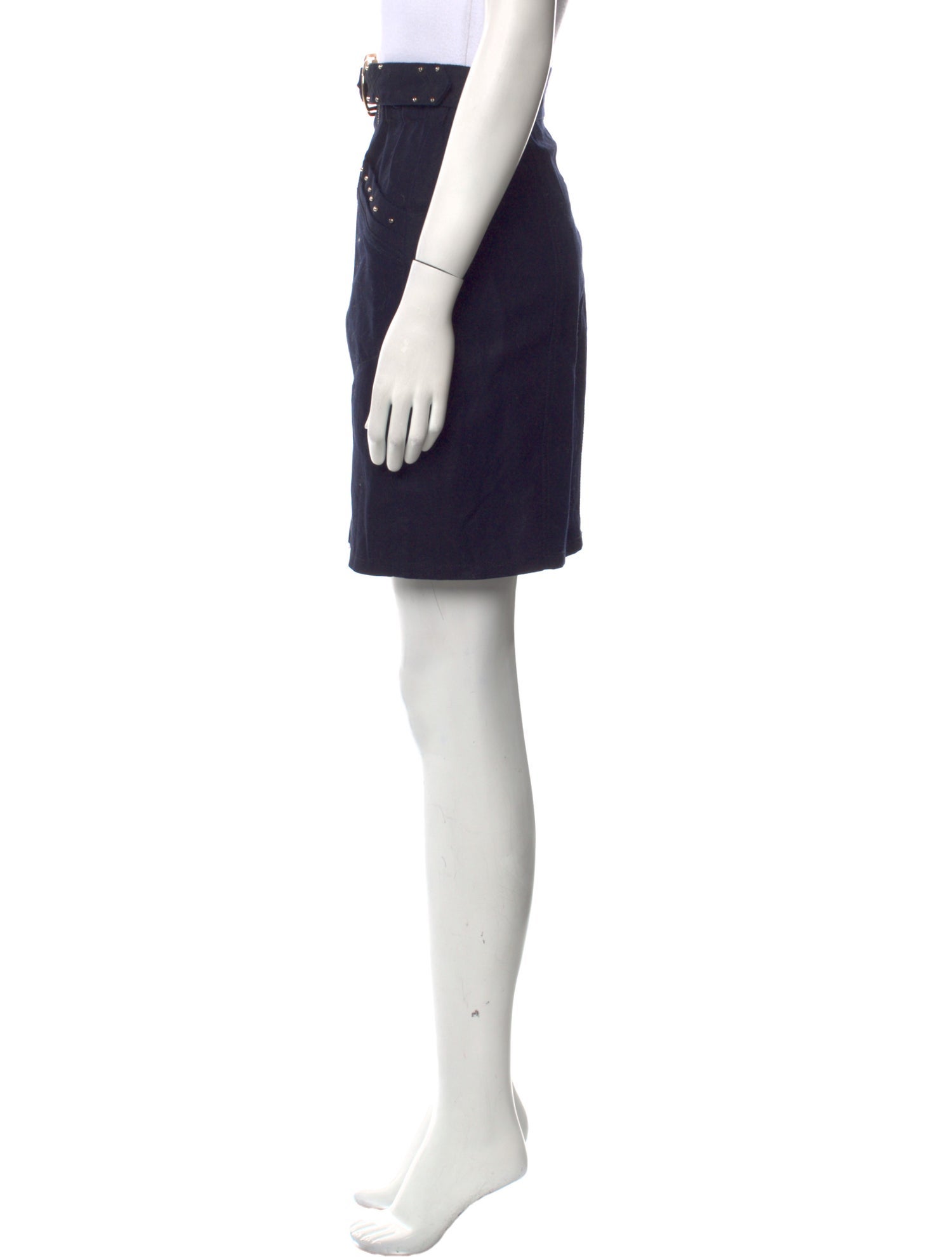 Maje Studded Accents Mini Skirt