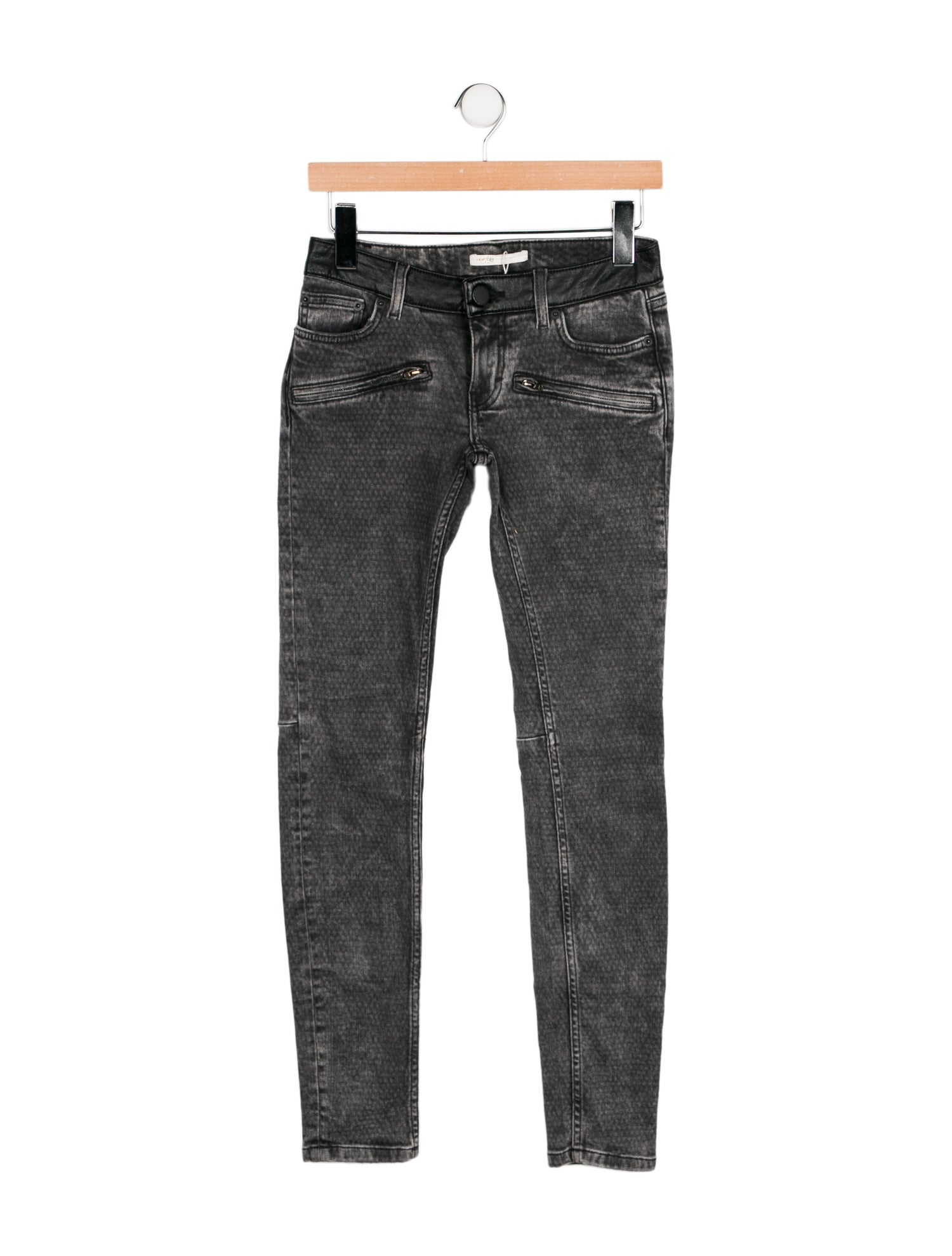 Maje Low-Rise Skinny Leg Jeans