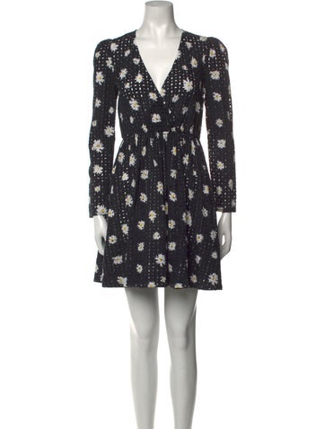 Maje Dresses Floral Print Mini Dress S