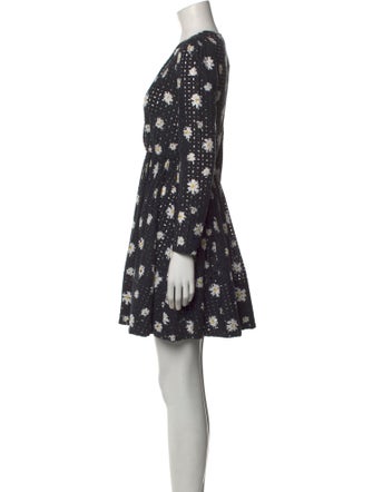Maje Floral Print Mini Dress
