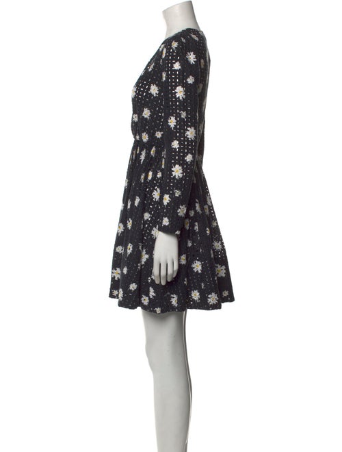 Maje Floral Print Mini Dress