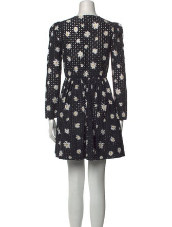 Maje Floral Print Mini Dress