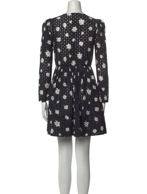 Maje Floral Print Mini Dress