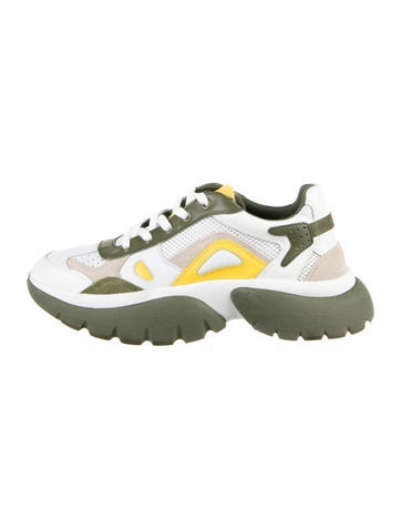 Maje Sneakers Leather Printed Athletic 10