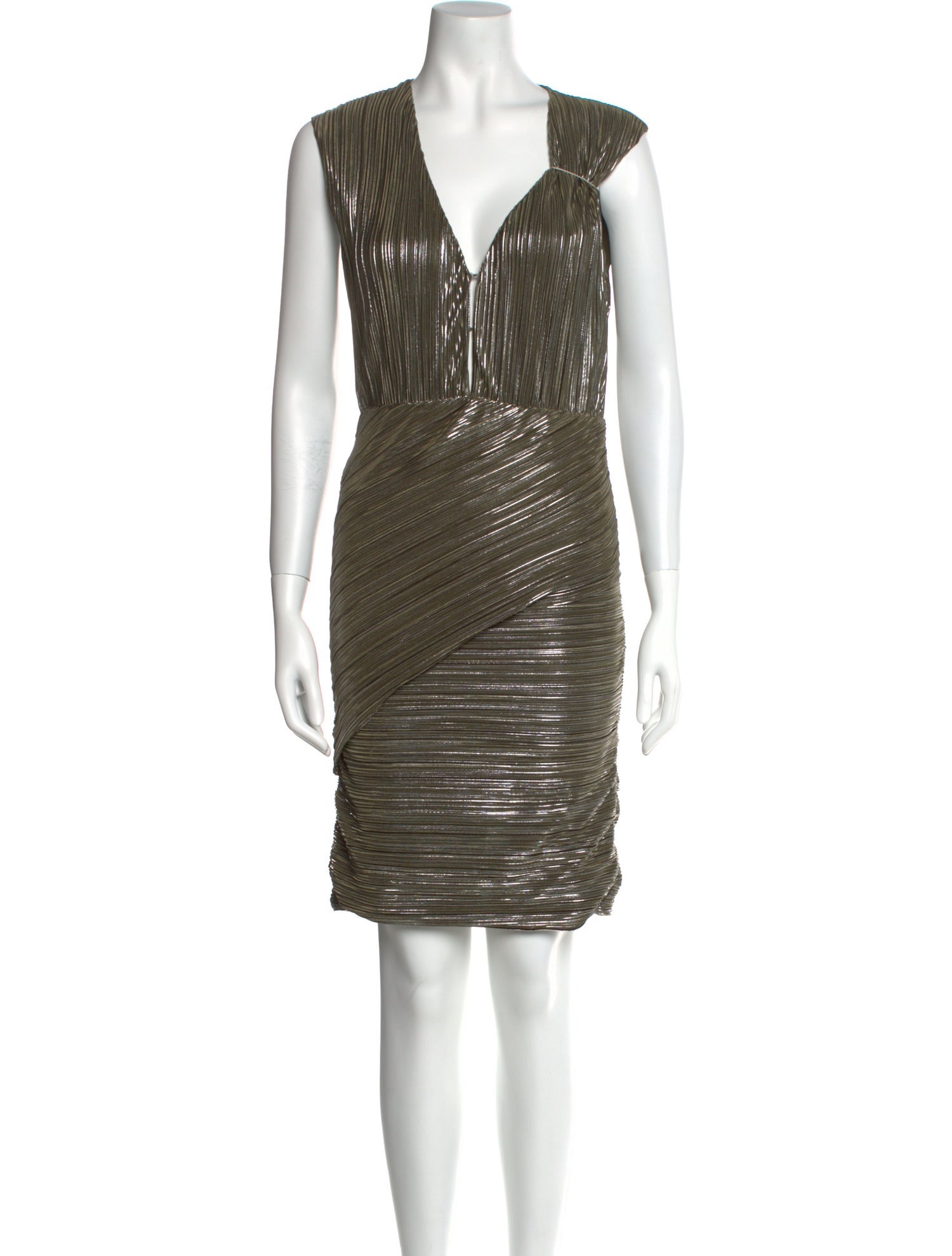 Maje V-Neck Mini Dress