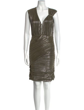 Maje V-Neck Mini Dress