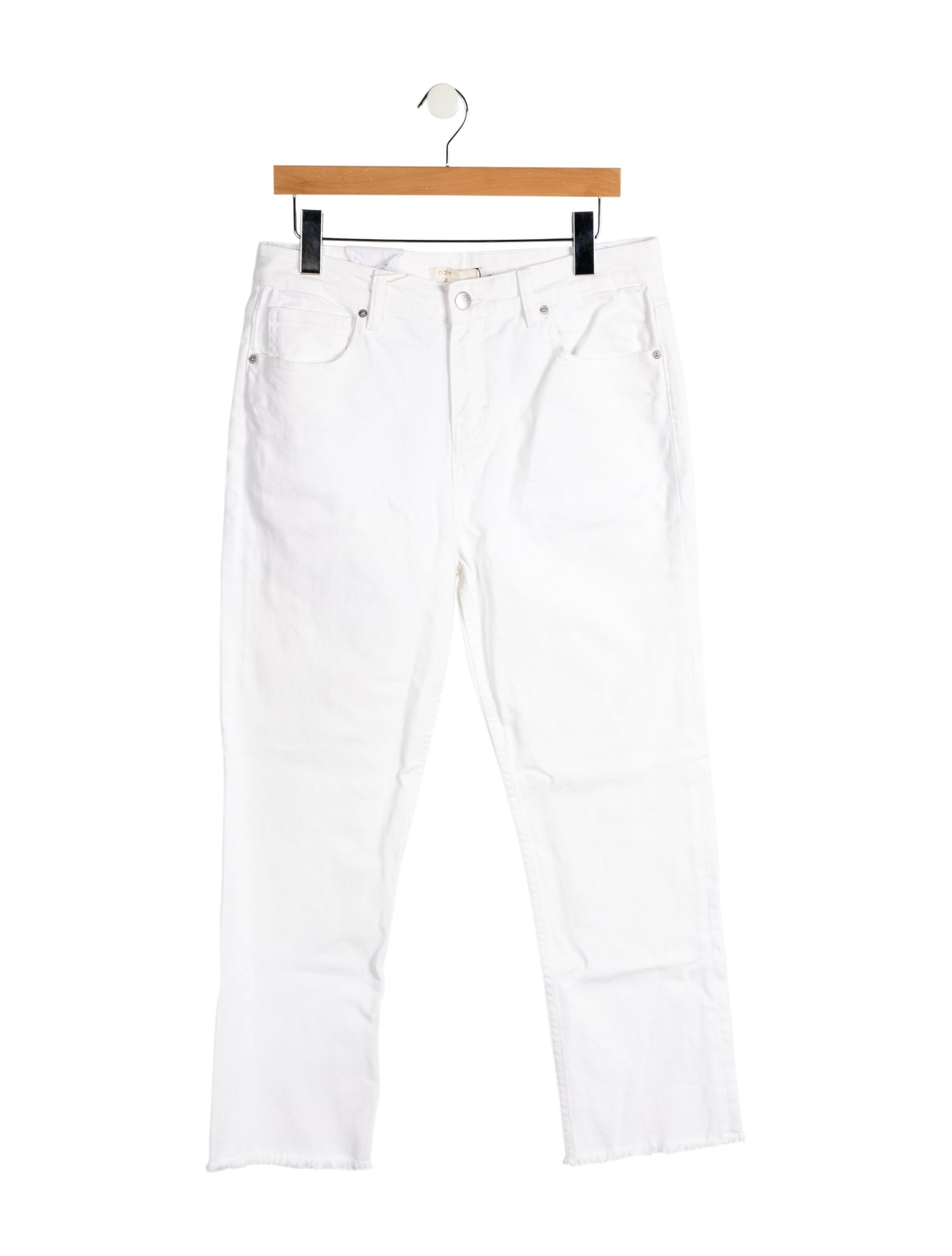 Maje High-Rise Straight Leg Jeans