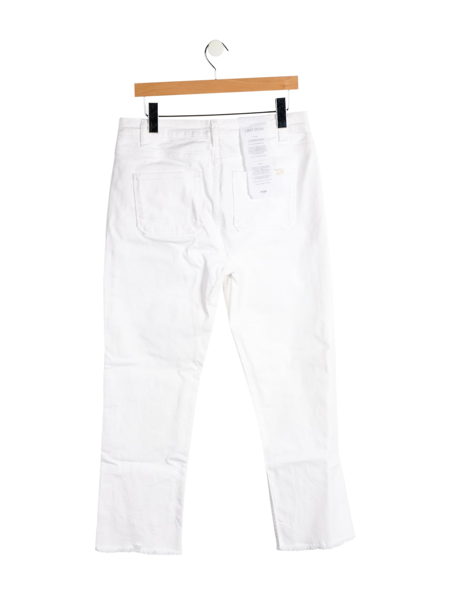 Maje High-Rise Straight Leg Jeans