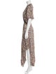 Maje Printed Long Dress