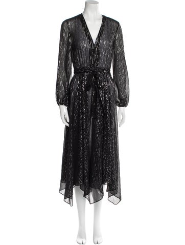 Maje Dresses Striped Long Dress US 4 | S