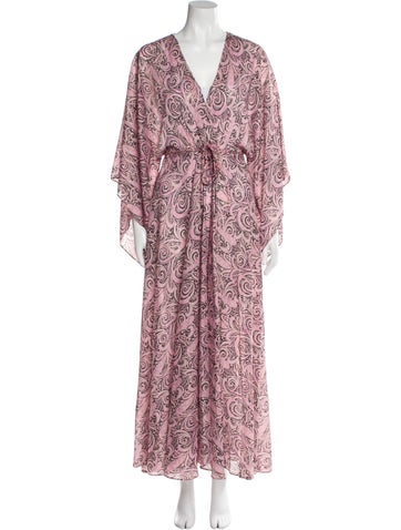 Maje Dresses Printed Long Dress US 4 | S
