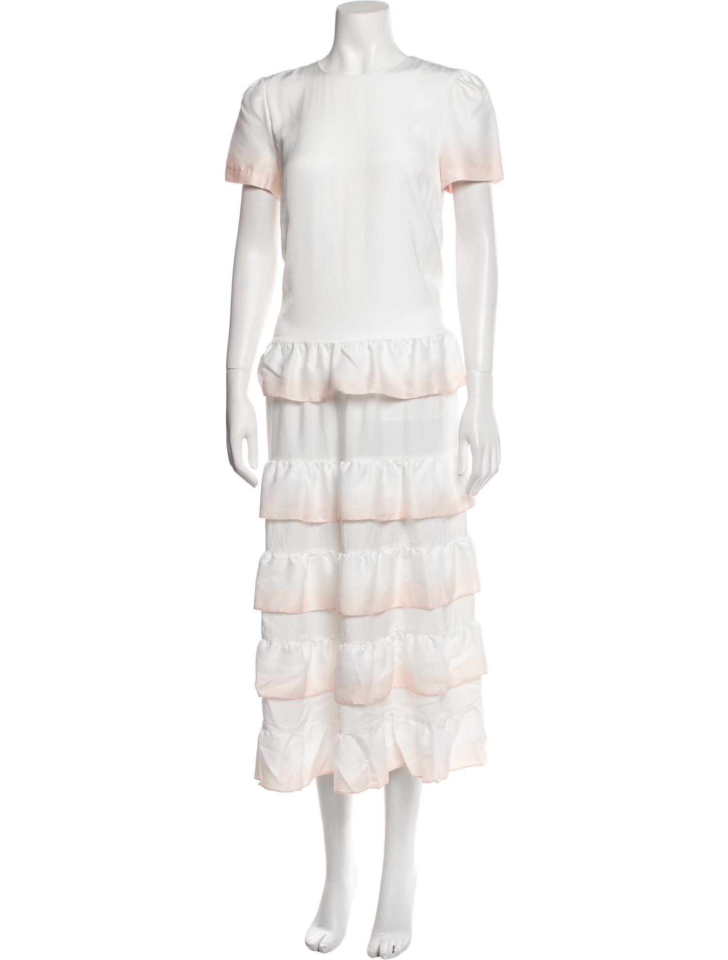 Maje Crew Neck Long Dress