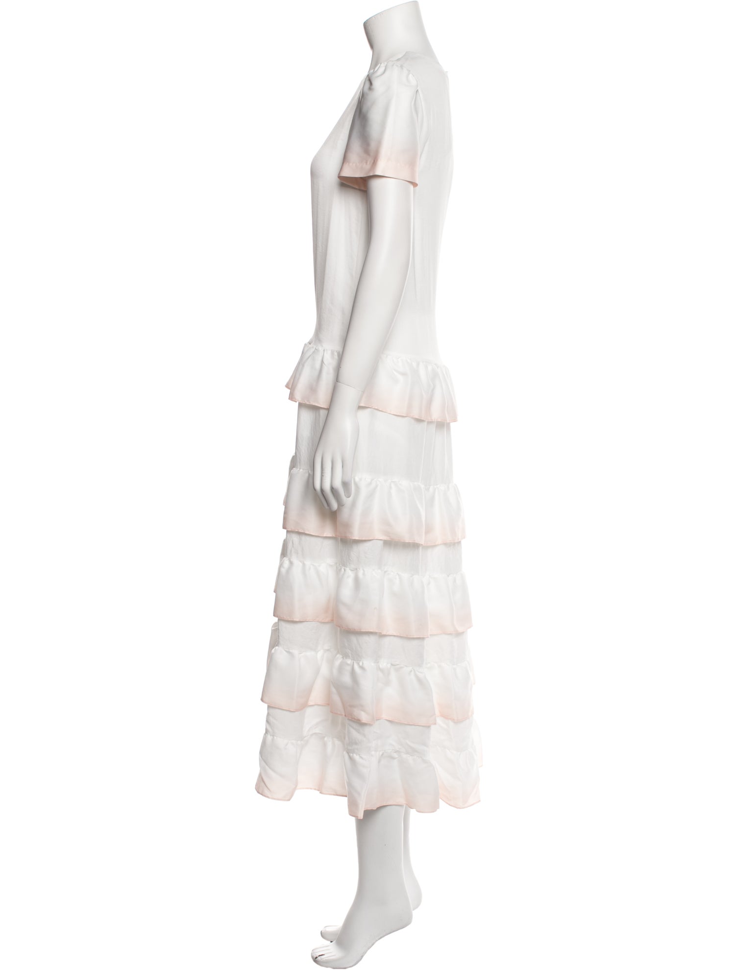 Maje Crew Neck Long Dress