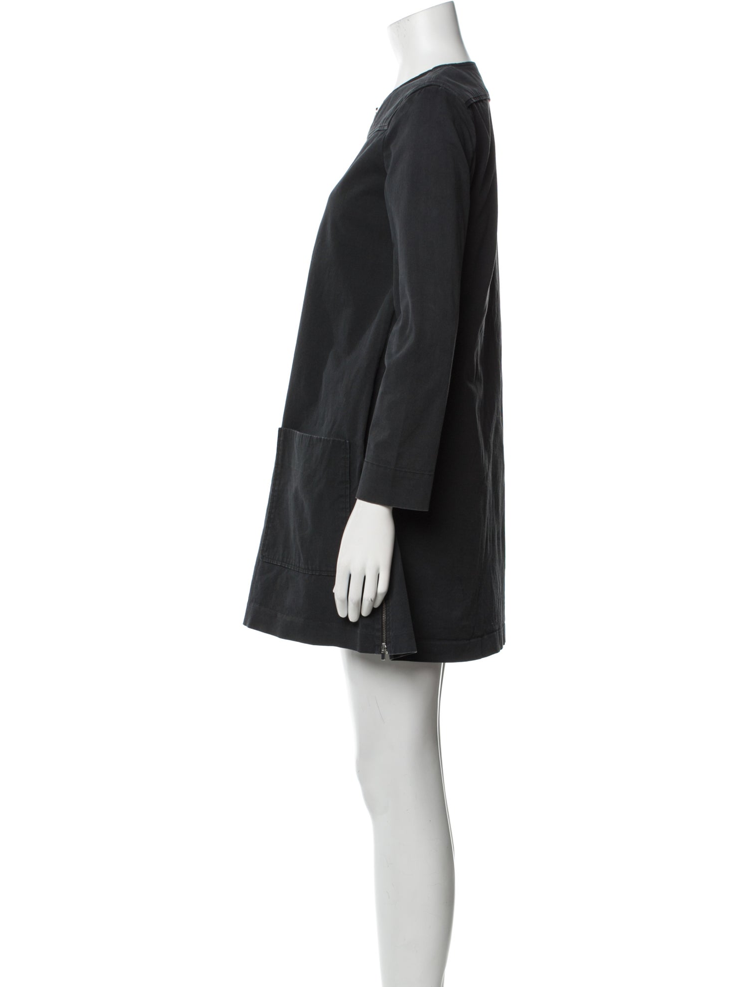 Maje Crew Neck Mini Dress