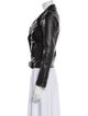 Maje Lamb Leather Biker Jacket