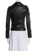 Maje Lamb Leather Biker Jacket