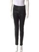 Maje Lamb Leather Skinny Leg Pants