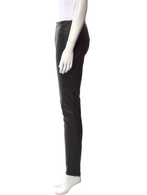 Maje Lamb Leather Skinny Leg Pants