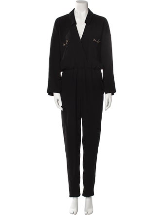 Maje V-Neck Jumpsuit