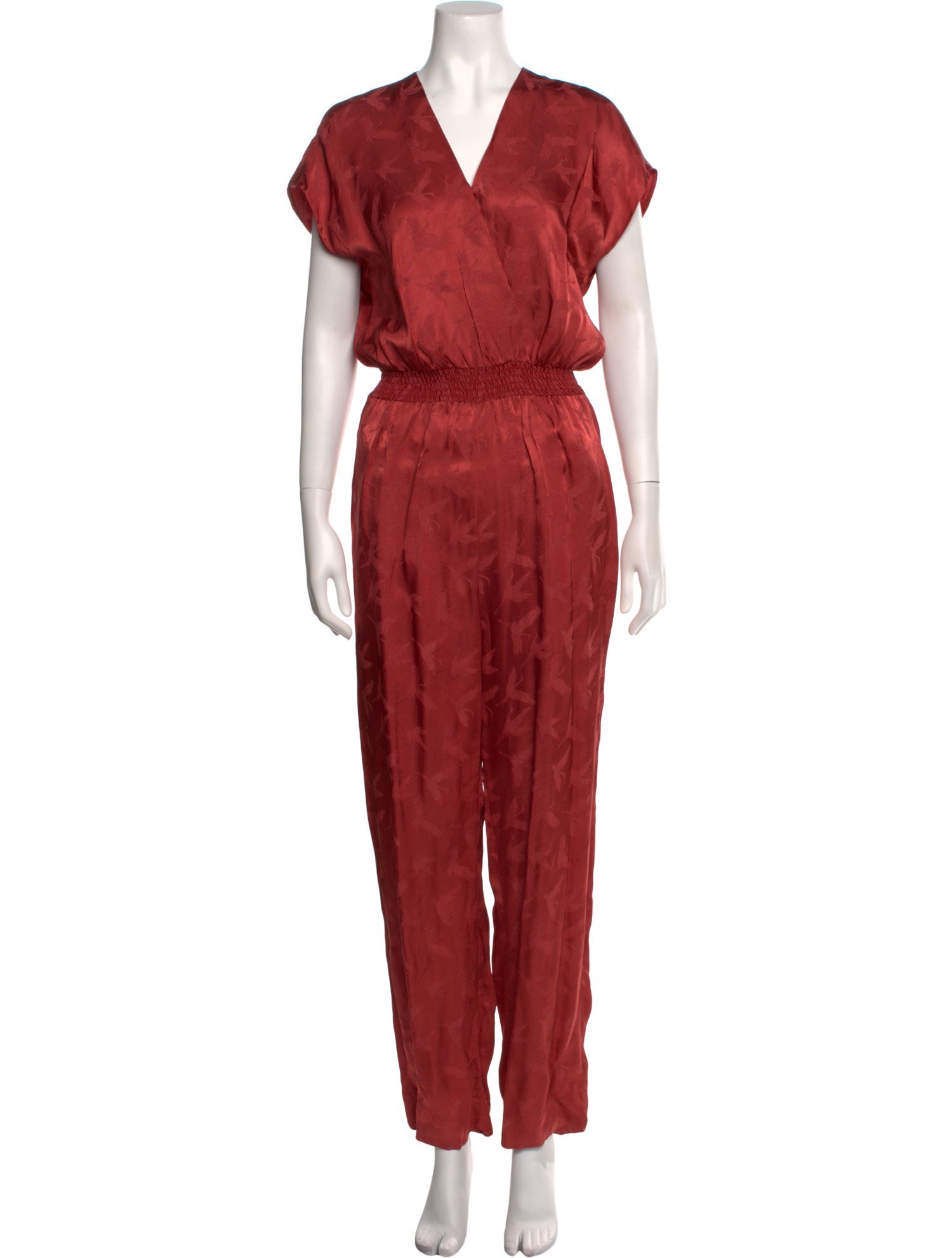 Maje V-Neck Jumpsuit