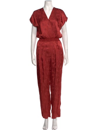 Maje V-Neck Jumpsuit