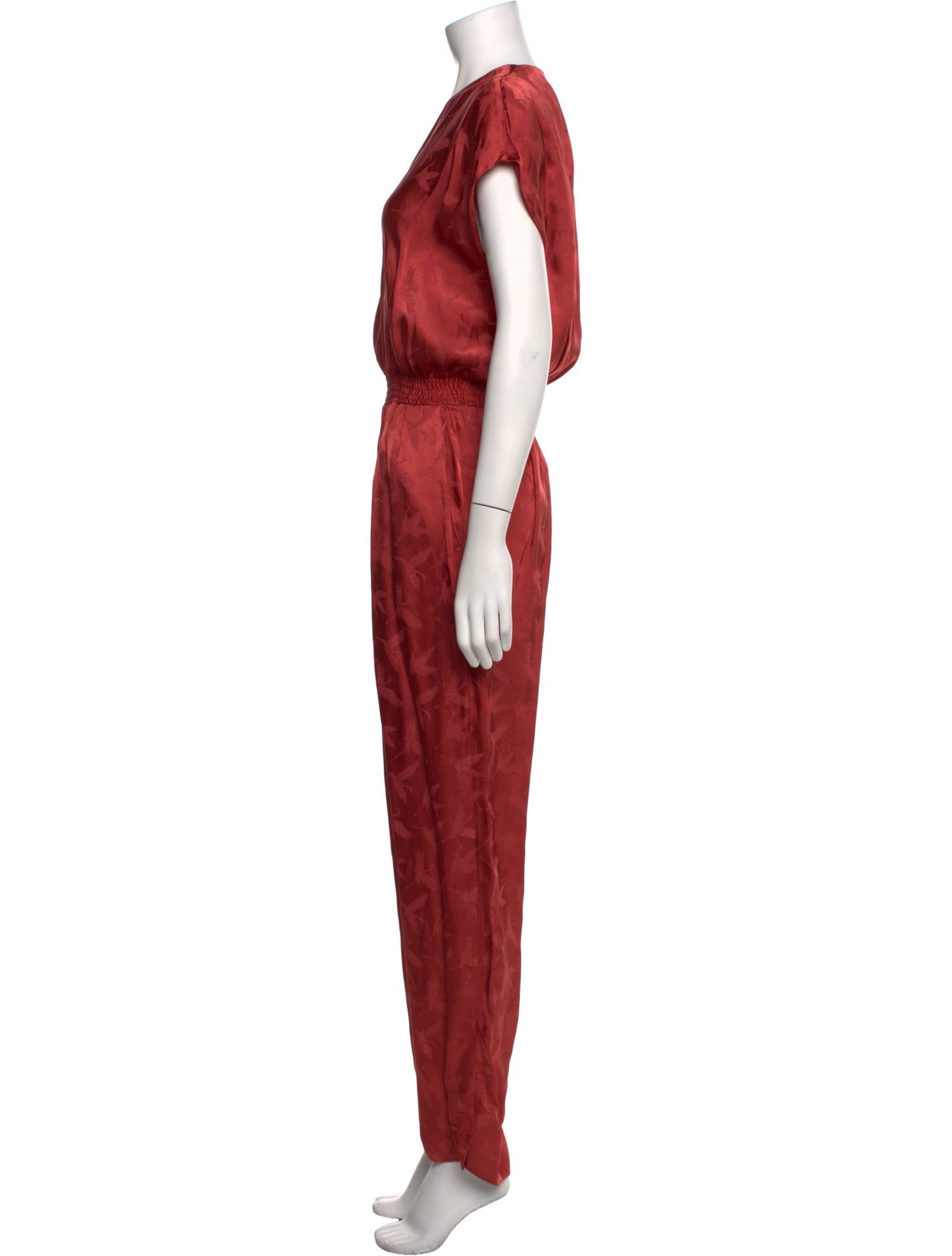 Maje V-Neck Jumpsuit