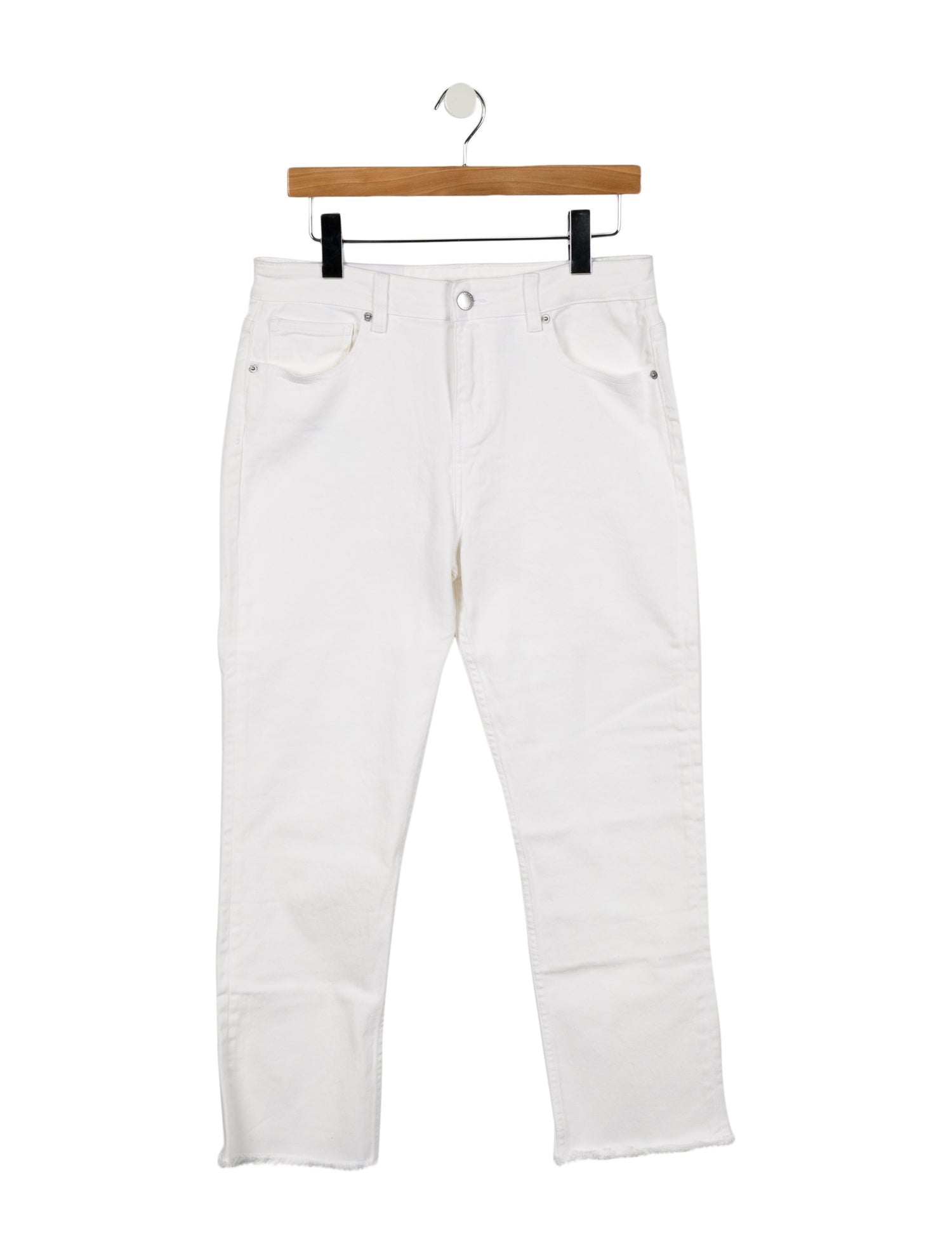 Maje High-Rise Straight Leg Jeans