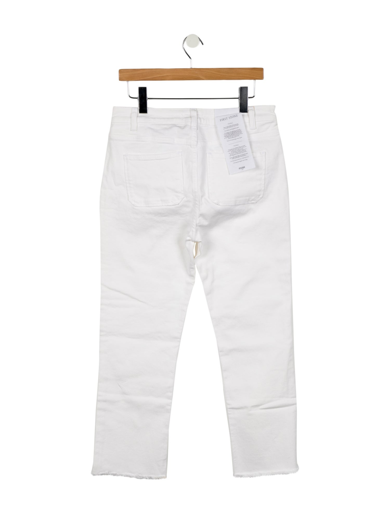 Maje High-Rise Straight Leg Jeans