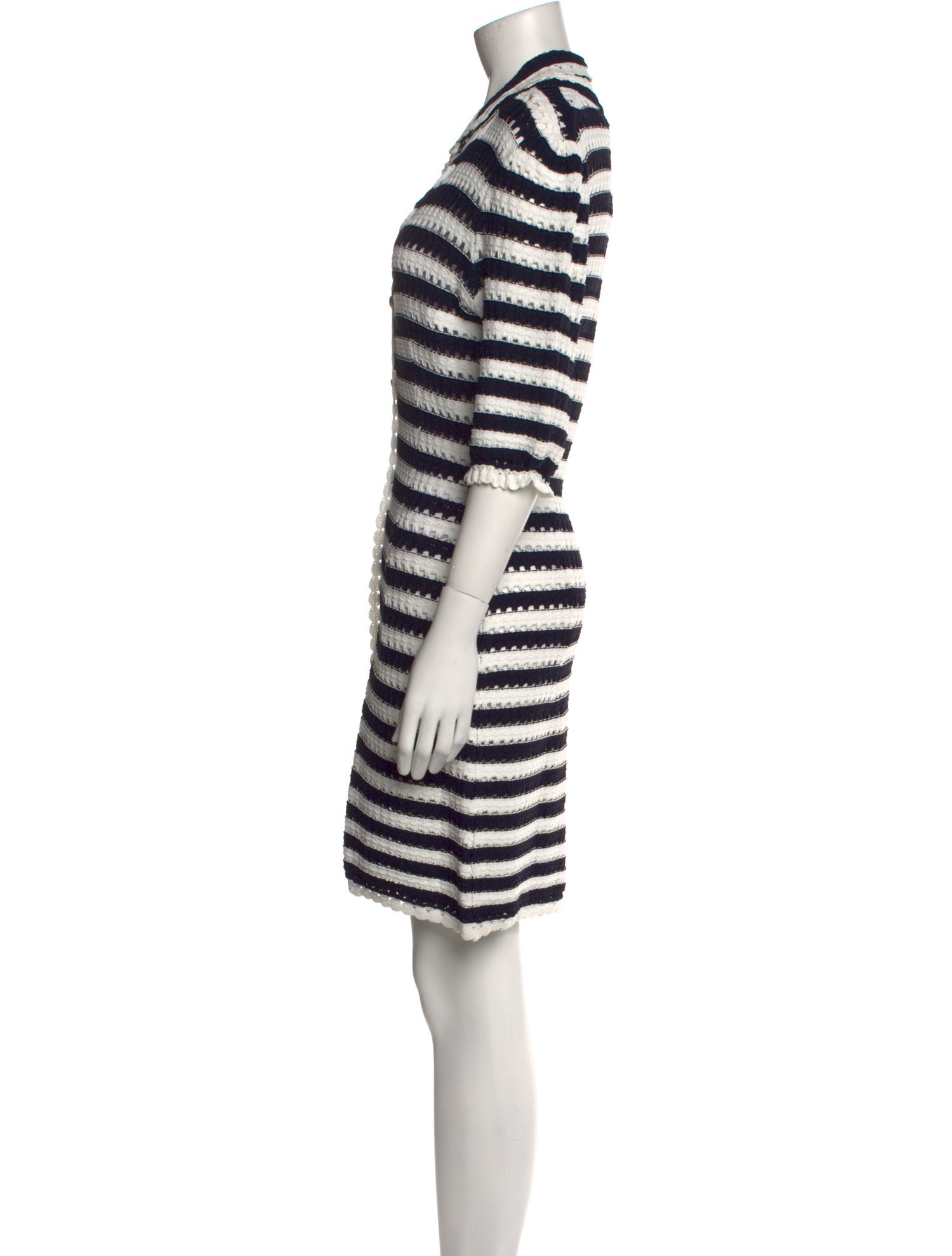 Maje Striped Knee-Length Dress