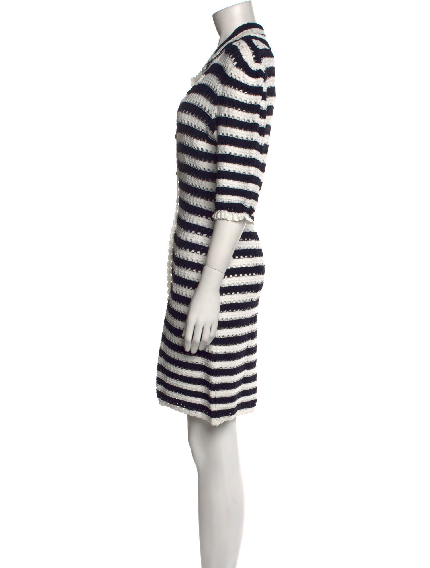 Maje Striped Knee-Length Dress