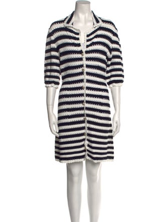 Maje Striped Mini Dress