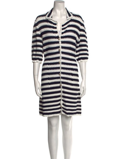 Maje Striped Mini Dress