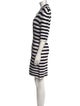 Maje Striped Mini Dress