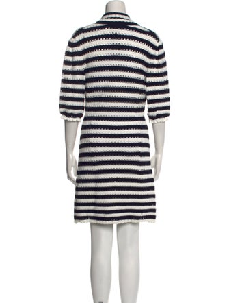Maje Striped Mini Dress