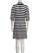 Maje Striped Mini Dress