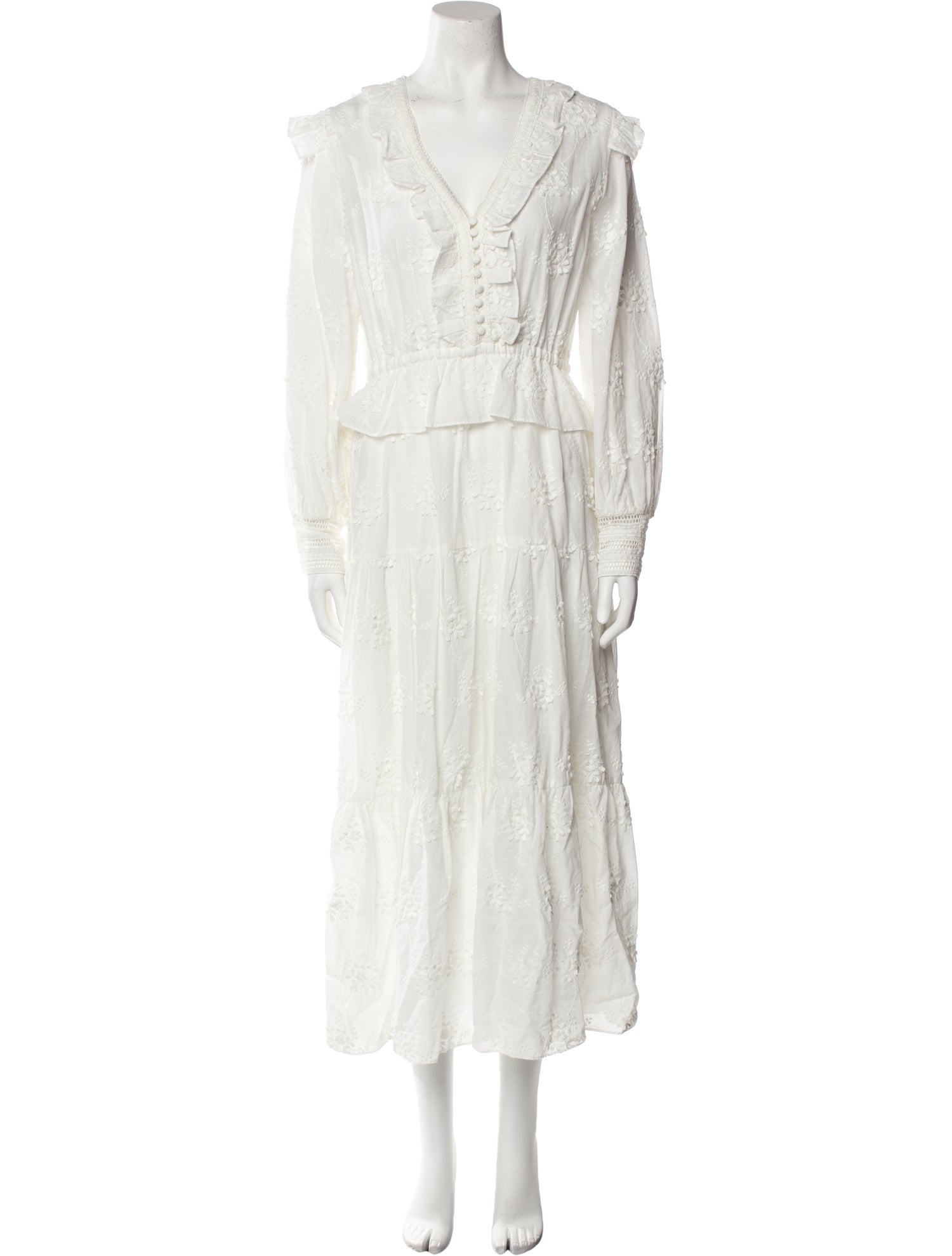 Maje V-Neck Long Dress w/ Tags