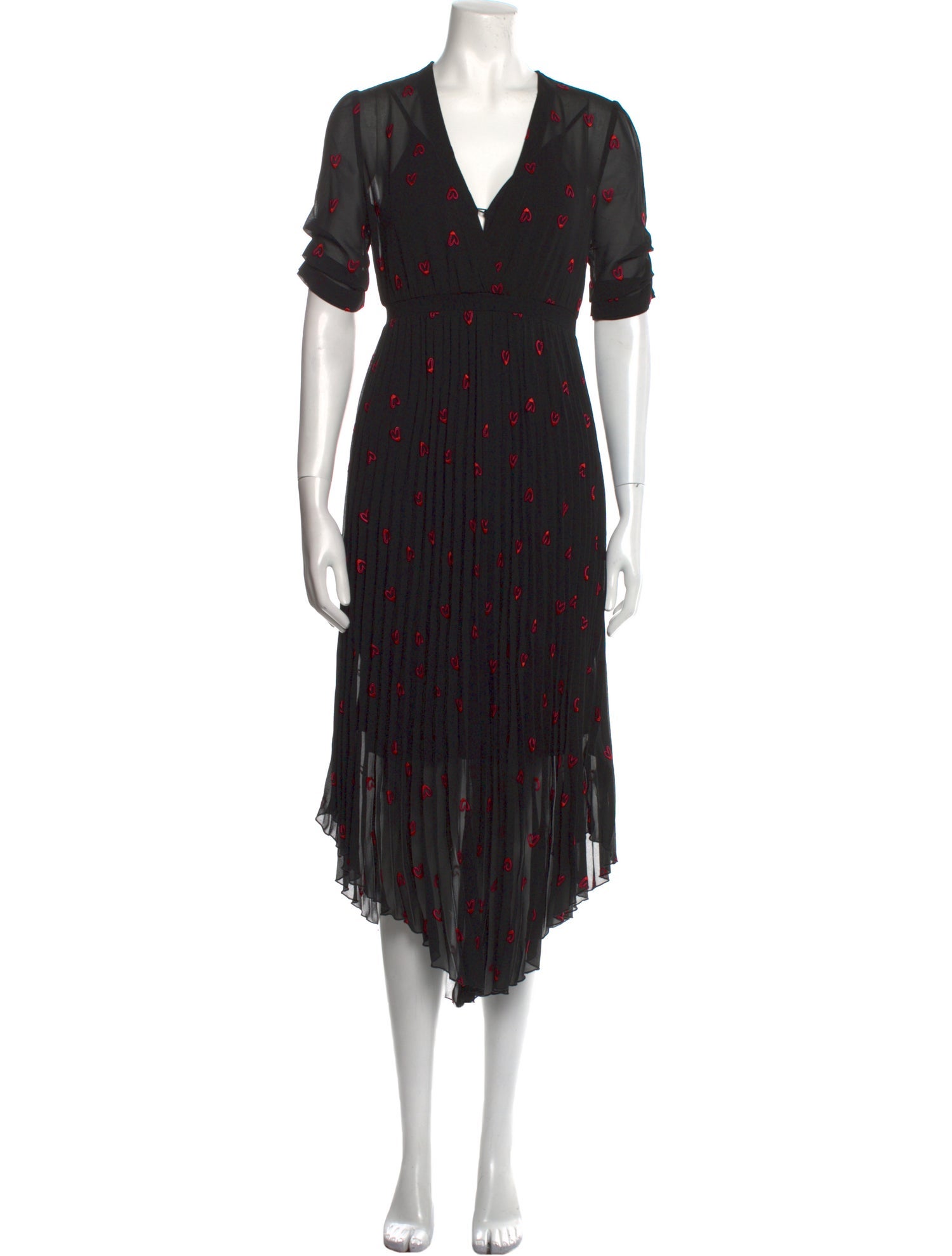 Maje Printed Long Dress