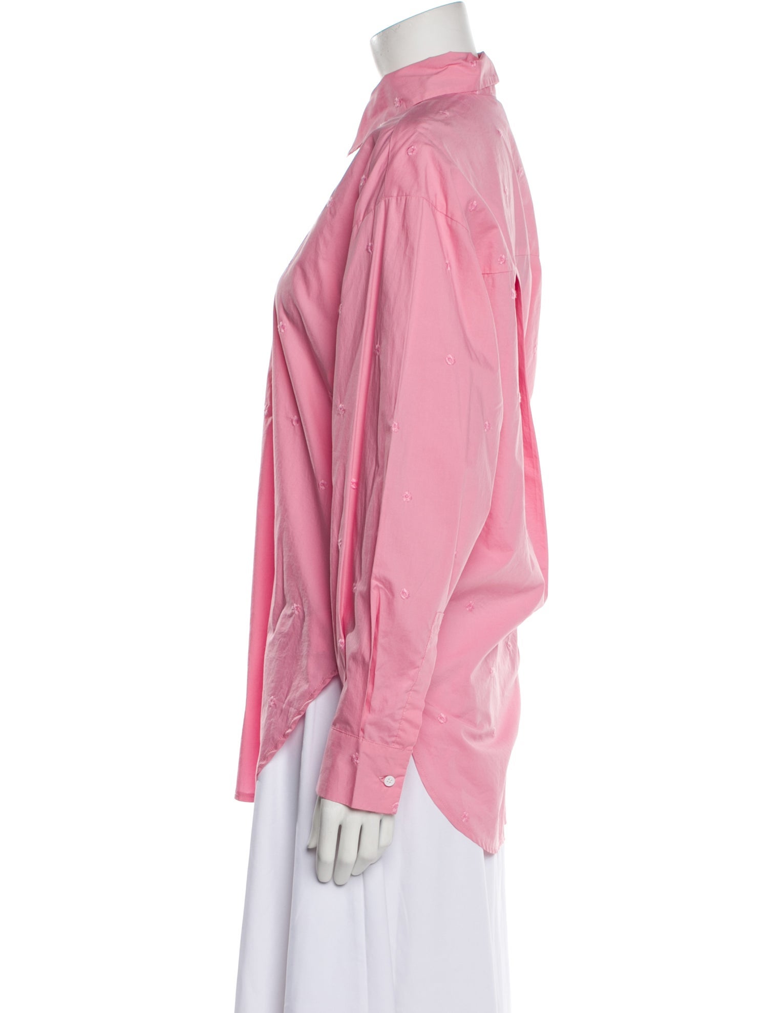 Maje Long Sleeve Button-Up Top w/ Tags